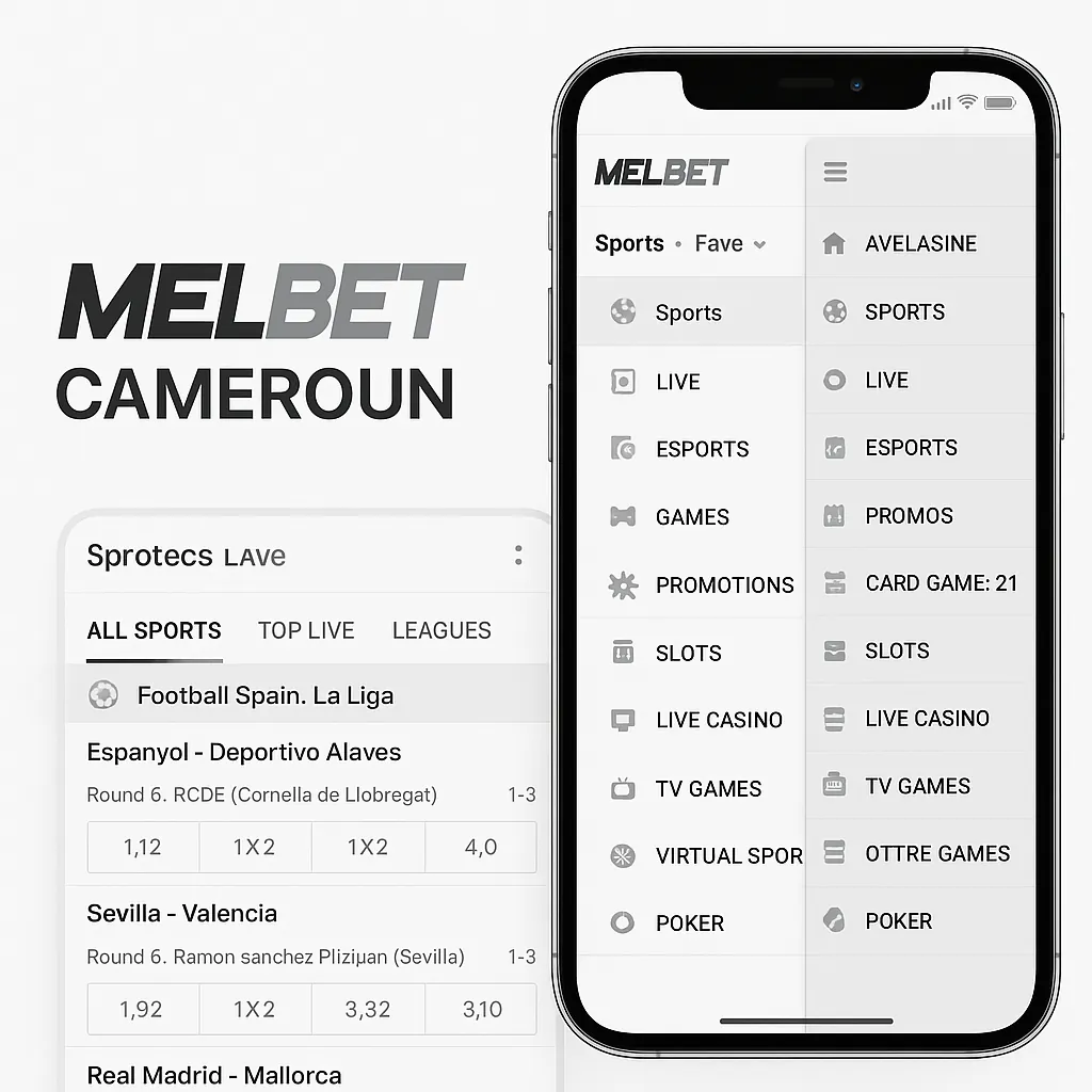 Bannière d'introduction de Melbet Cameroun